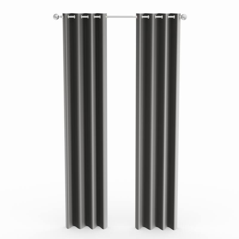 Strick & Bolton Krupa Grommet Linen Curtain Panel