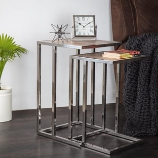 Lambruisse Nested Side Tables - set of 2 - 16" x 25" x 16"