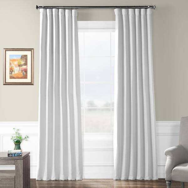 Shop Exclusive Fabrics Swiss Coffee Bellino Blackout Curtain