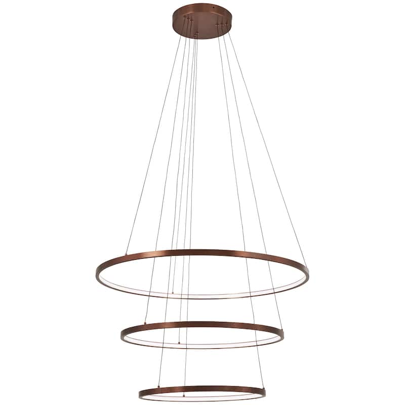 George Kovacs Full Orbit 1-Light Satin Bronze Led Pendant
