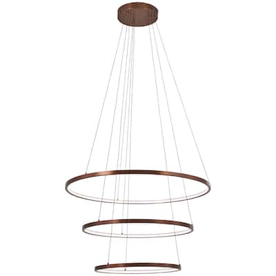 George Kovacs Full Orbit 1-Light Satin Bronze Led Pendant