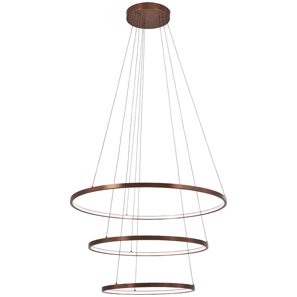 George Kovacs Full Orbit 1-Light Satin Bronze Led Pendant