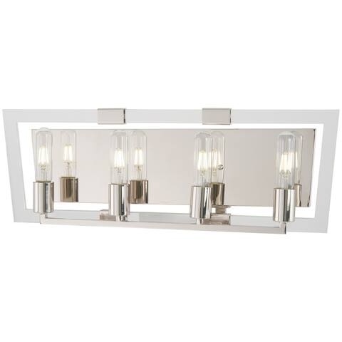 George Kovacs Crystal Chrome 4-Light Polished Nickel 4 Light Bath