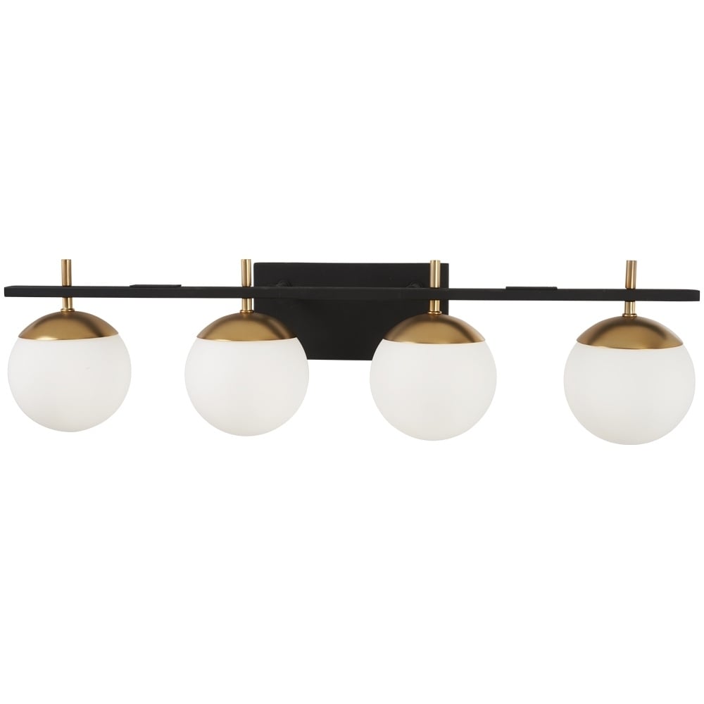 George Kovacs Alluria 4 Light Weathered Black W Autumn Gold George Kovacs Alluria 4 Light