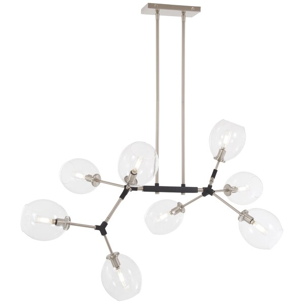 George Kovacs Nexpo 8 Light Silver Chandelier Free Today George Kovacs Nexpo 8 Light Silver Chandelier