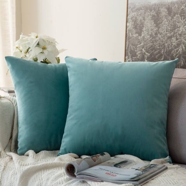 Shop Velvet 18 Inch Decorative Throw Pillow Cover Set Of 2 On