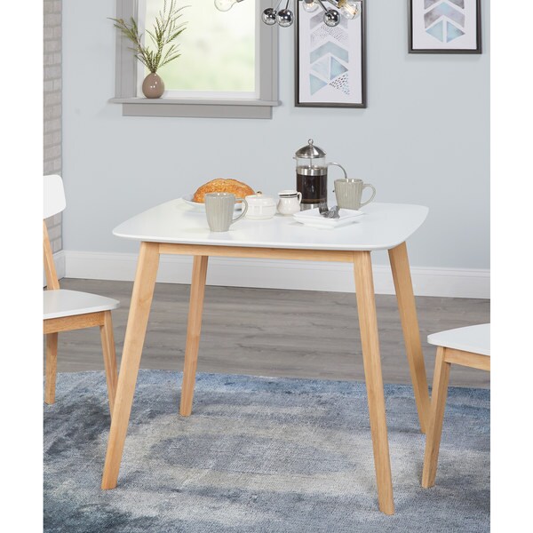 Shop Simple Living Modern Dining Table - White - Overstock - 20004598