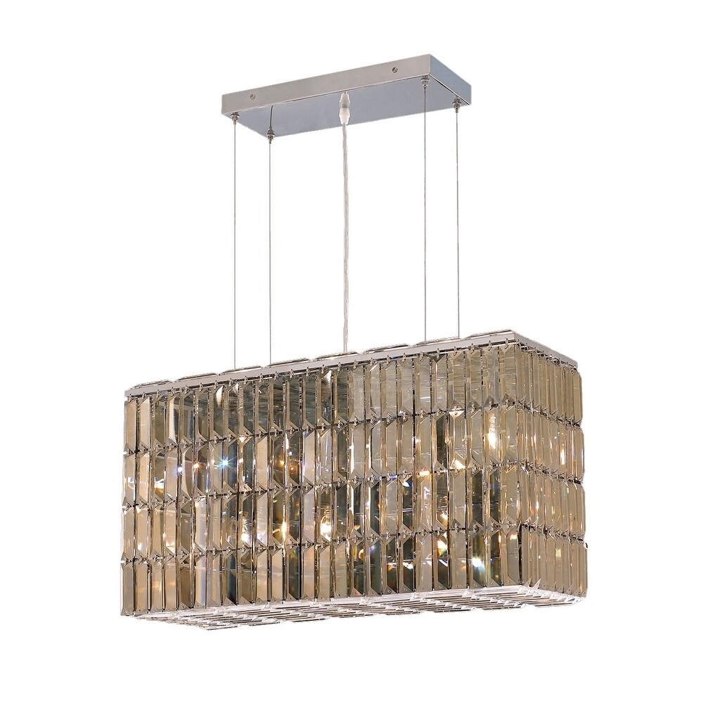 Maxime 8-Light 26 in. Chrome Chandelier (Available with Royal Cut Crystals or SwarovskiÃ‚Â® Elements Crystals) (UL Listed/Dimmable - chrome (royal cut - Chandeliers For Bedrooms by Overstock.com