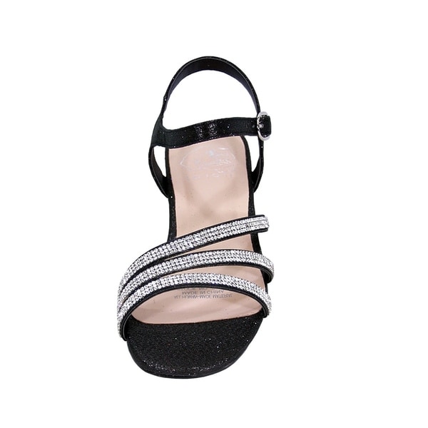 wide width sparkly sandals