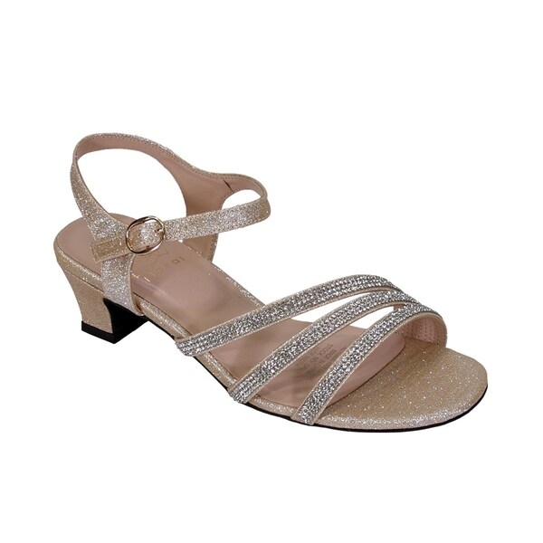 wide width sparkly sandals