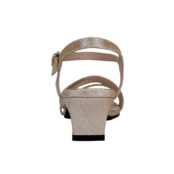 wide width sparkly sandals