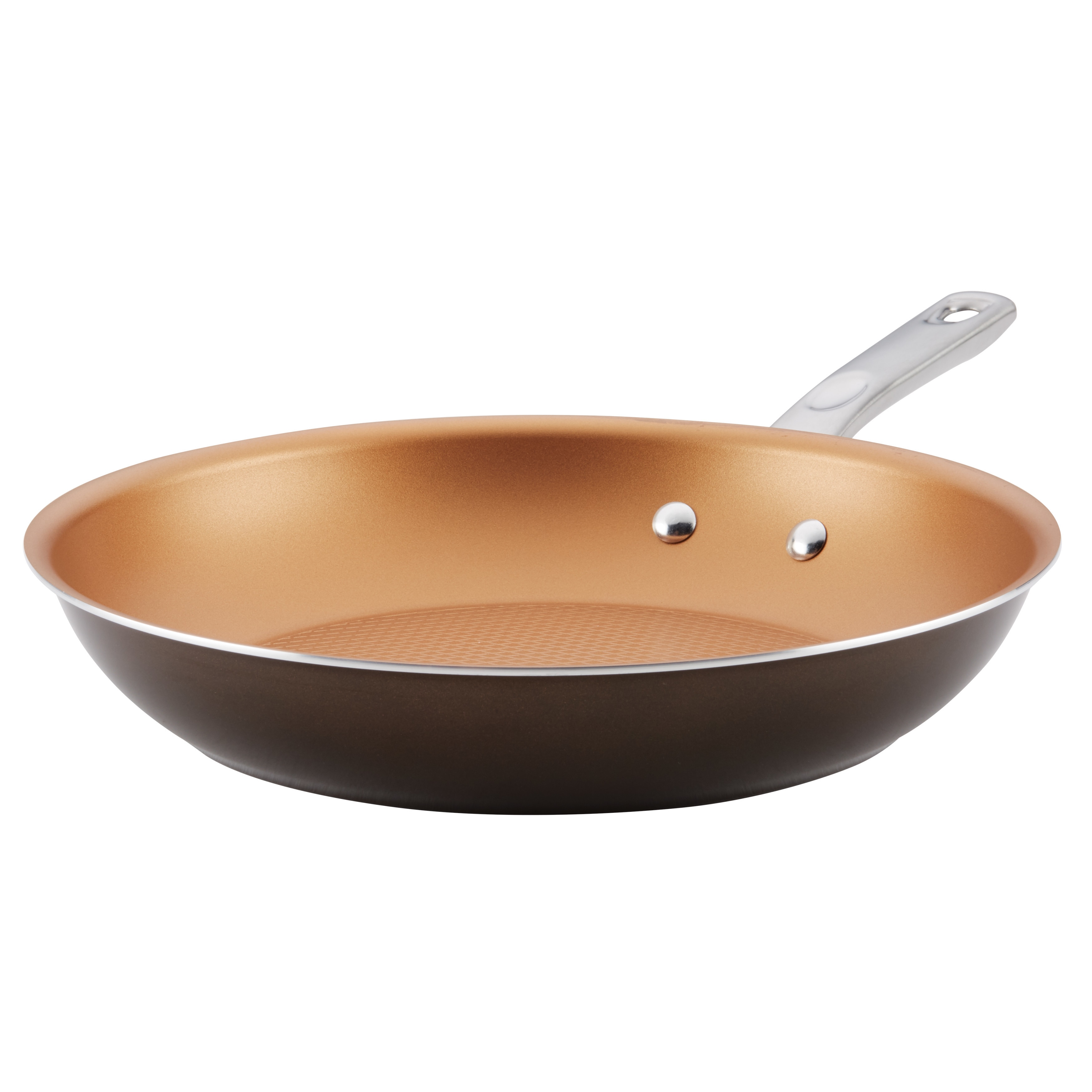 Ayesha Curry Home Collection Porcelain Enamel Nonstick Frying Pan, 10-Inch,  Brown Sugar - Bed Bath & Beyond - 20005403