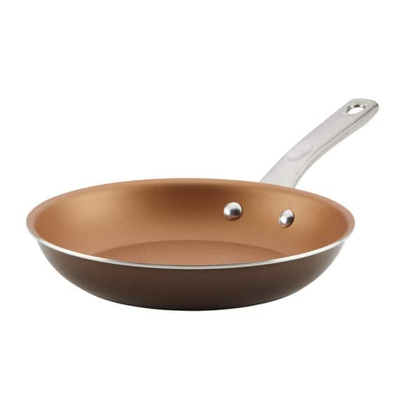 Farberware Glide Skillet, Black, Copper Ceramic, 12.5 Inch