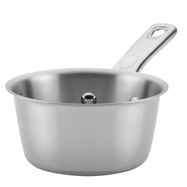 Ayesha Curry Home Collection Stainless Steel Saucepan, 1 Quart - Bed Bath &  Beyond - 20005441
