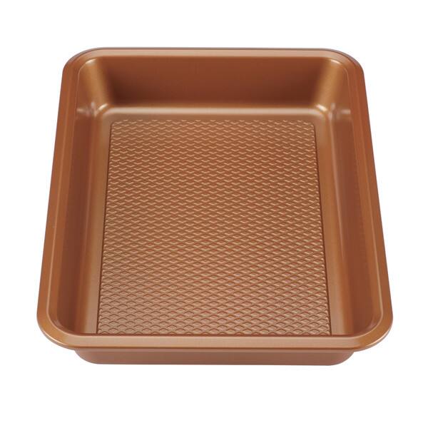 9 in. x 13 in. Copper Bakeware Covered Cake Pan