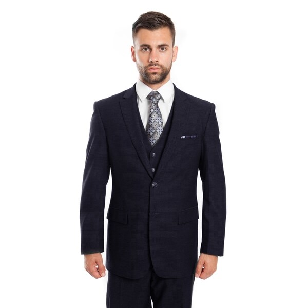 Mens Vintage Jacket Suits Notch Lapel Suit Set