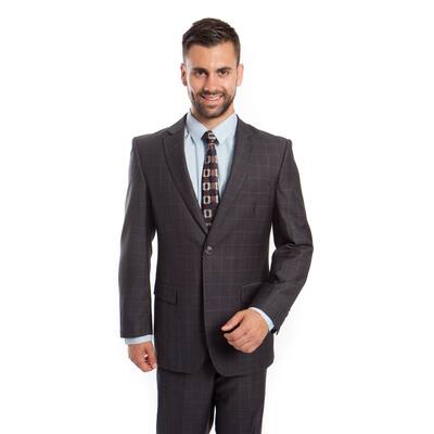 Mens Vintage Jacket Suits Notch Lapel Suit Set