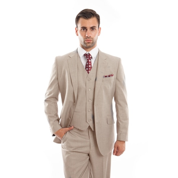 Mens Vintage Jacket Suits Notch Lapel Suit Set