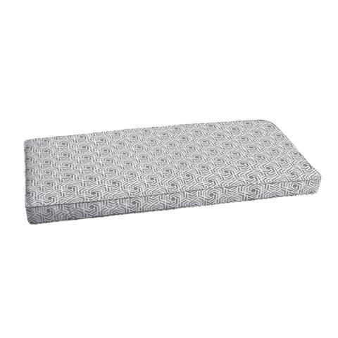 Humble + Haute Grey and White Geometric Corded Indoor/ Outdoor Cushion