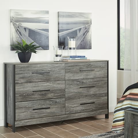 Cazenfeld Grey 6-drawer Dresser