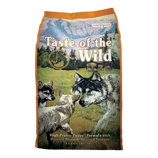 Taste of the Wild  High Prairie  Medium  Puppy  Dog Food  Bison  15 lb.