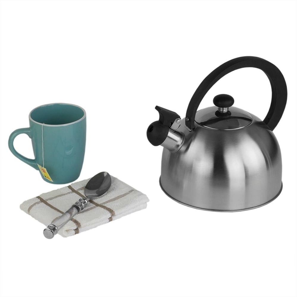 BARV-000029 Barvivo 3qt Whistling Tea Kettle - Stainless Steel Tea