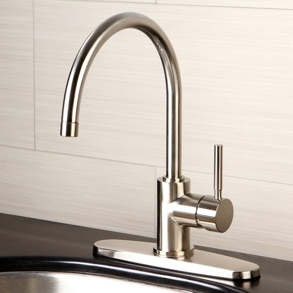Kingston Brass Concord Brushed Nickel Kitchen Faucet