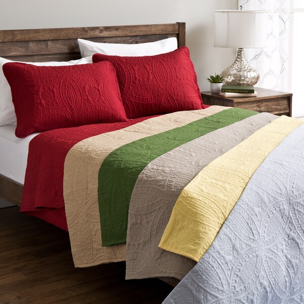 Copper Grove Tithonia Solid Quilt Set