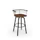 Option Brown Distressed Wood / Black Metal