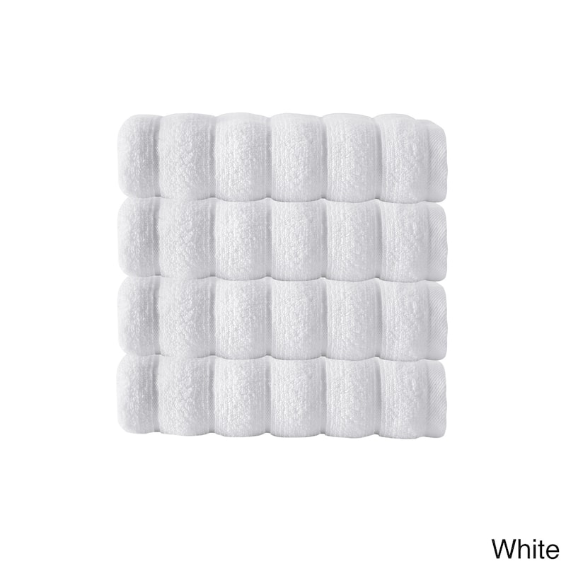 Strick & Bolton Hines 100-percent Turkish Micro Cotton Hand Towels 4-piece Set - 16x28 inches - White