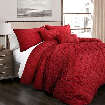 Red Pintuck Comforter Sets Find Great Bedding Deals Shopping At