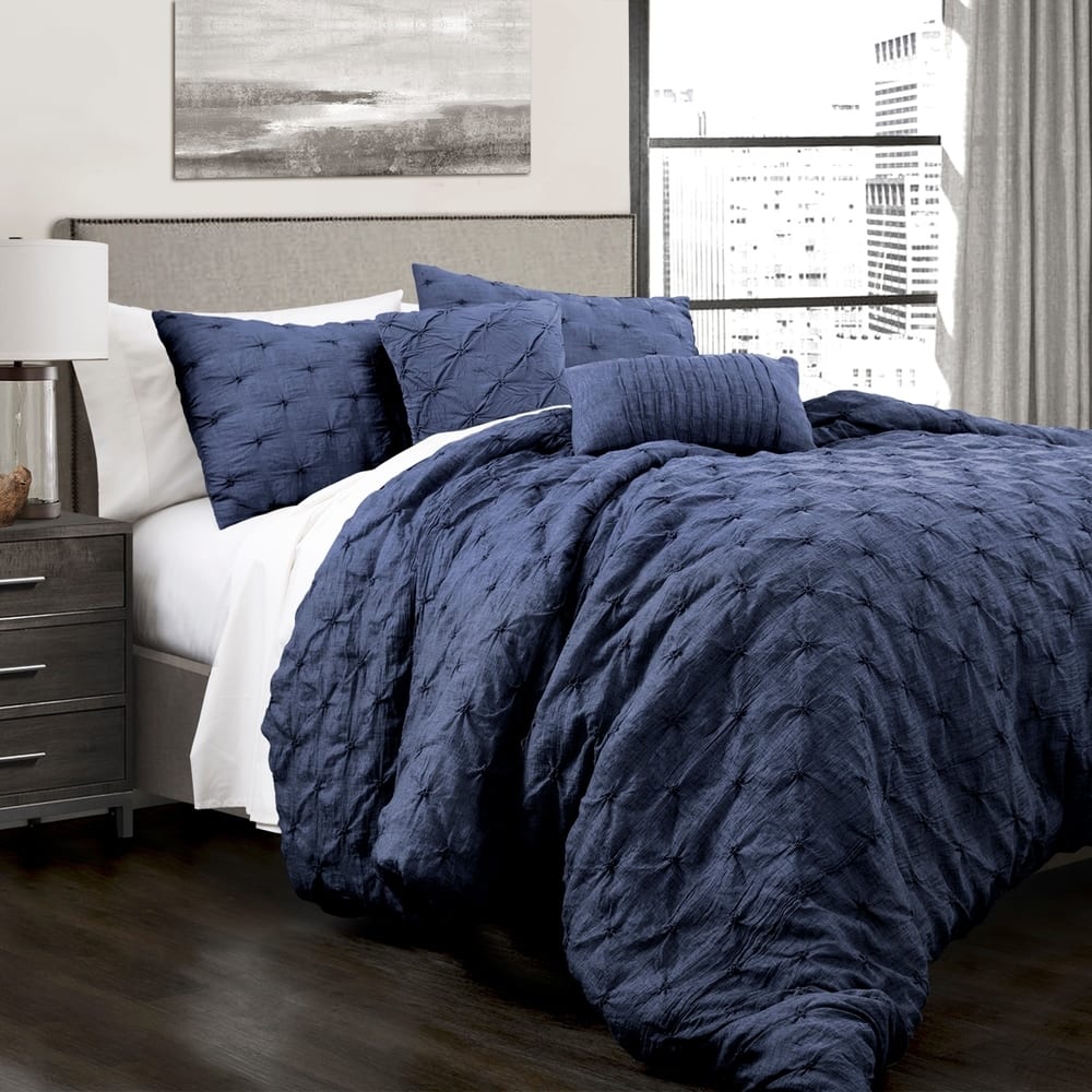 Lush Decor Ravello Pintuck 5-piece Comforter Set