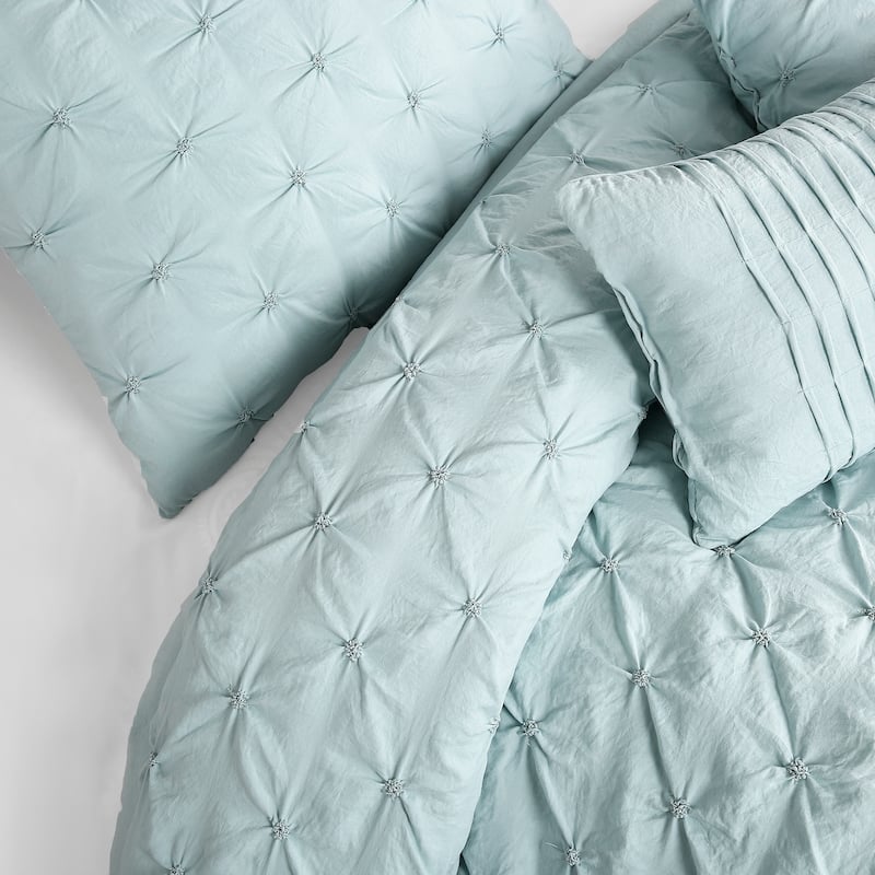 Lush Decor Ravello Pintuck 5-piece Comforter Set
