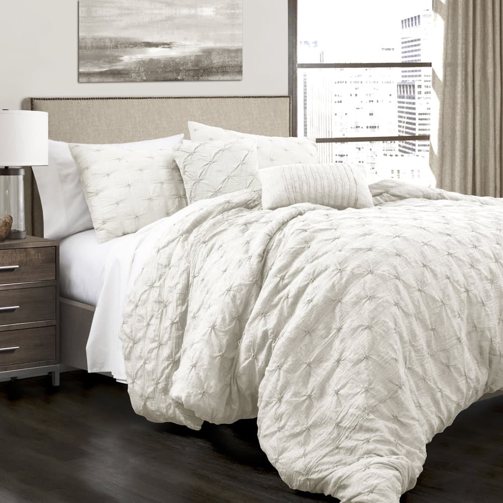 Lush Decor Ravello Pintuck 5-piece Comforter Set