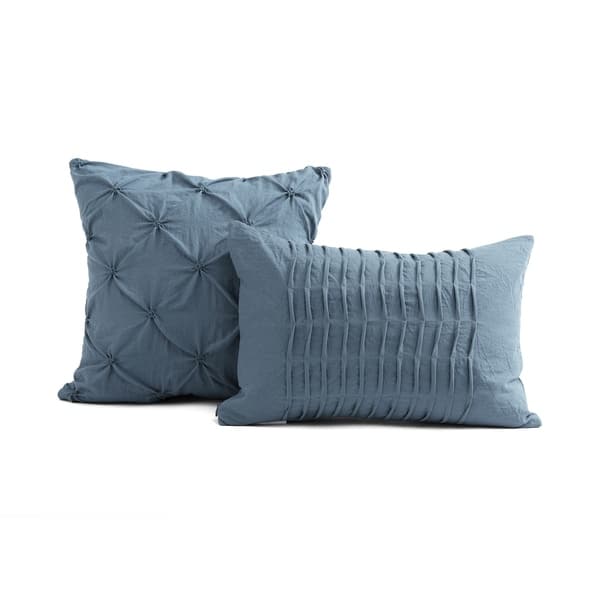 Shop Lush Decor Ravello Pintuck 5 Piece Comforter Set Overstock