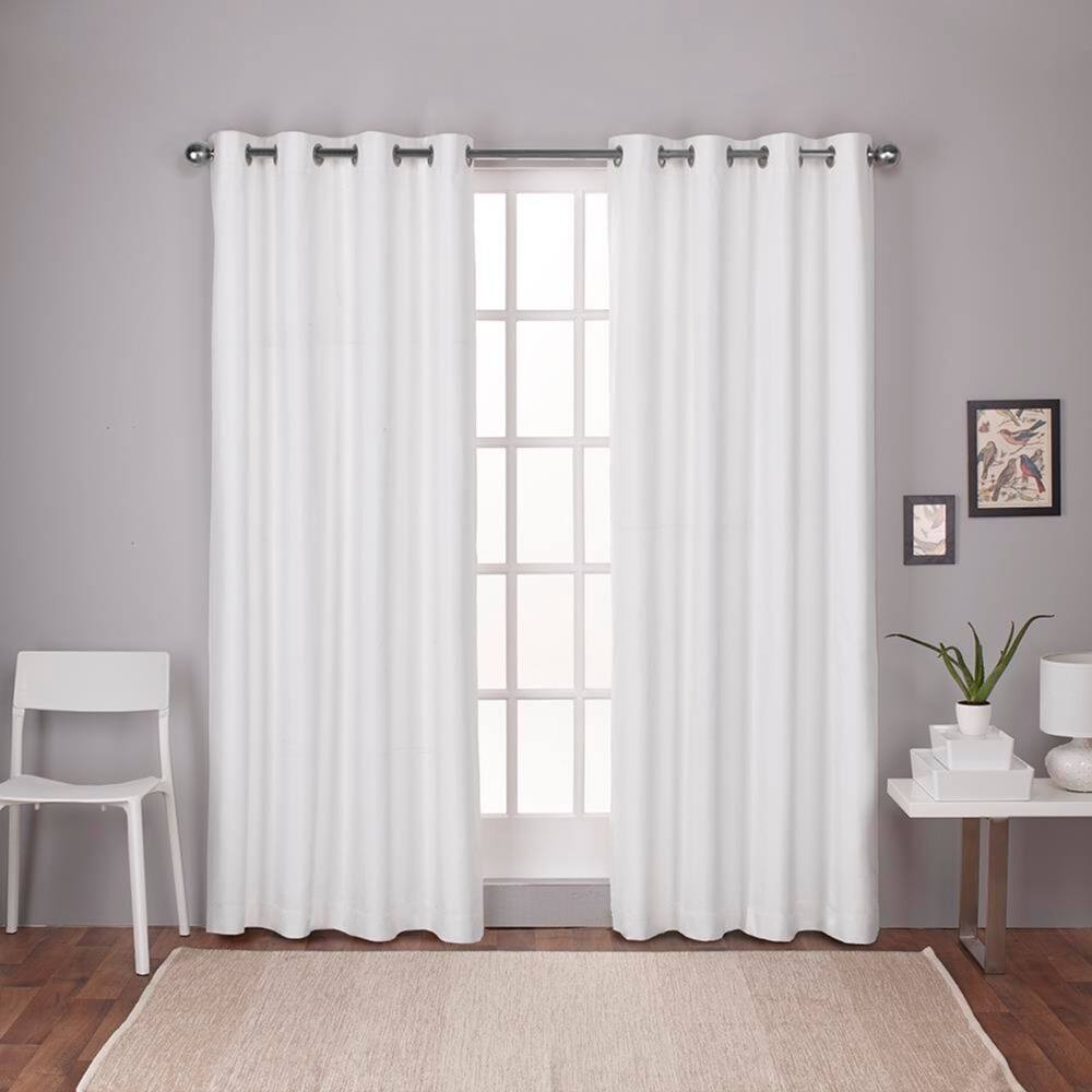 Strick & Bolton LeWitt Thermal Textured Linen Curtain Panel Pair