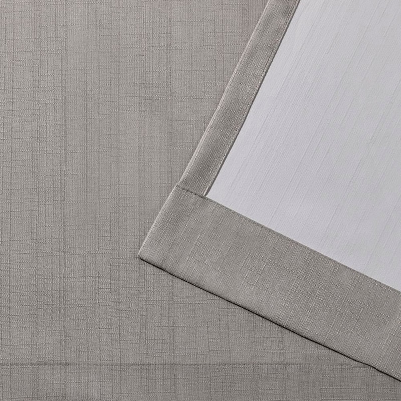Strick & Bolton LeWitt Thermal Textured Linen Curtain Panel Pair