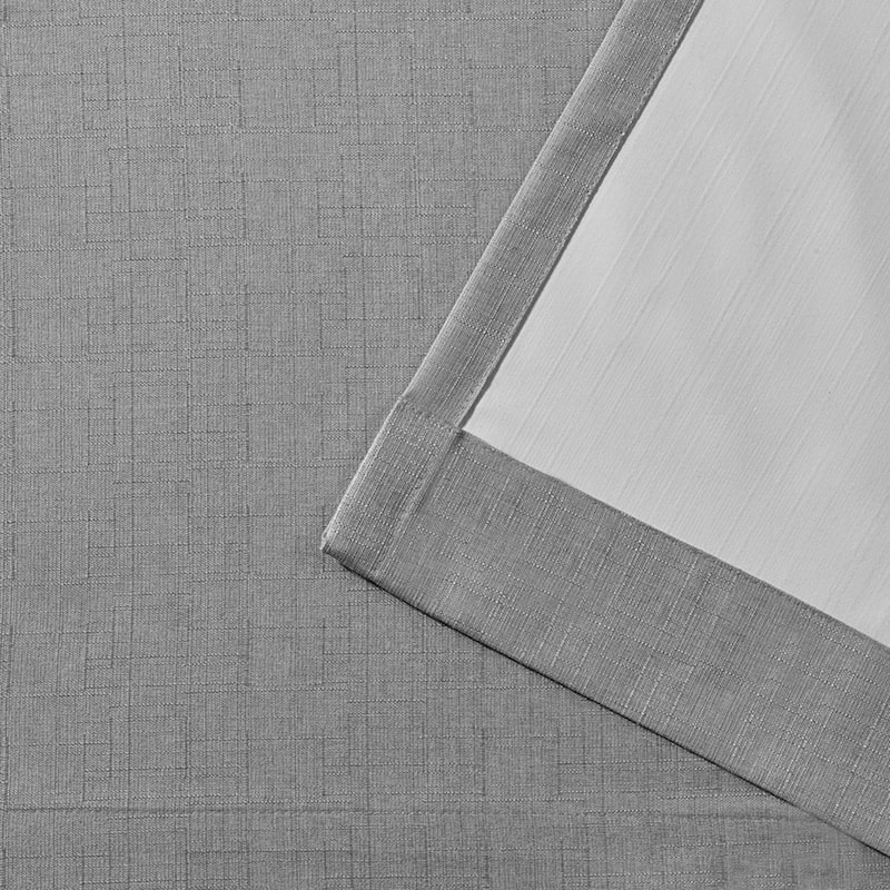 Strick & Bolton LeWitt Thermal Textured Linen Curtain Panel Pair