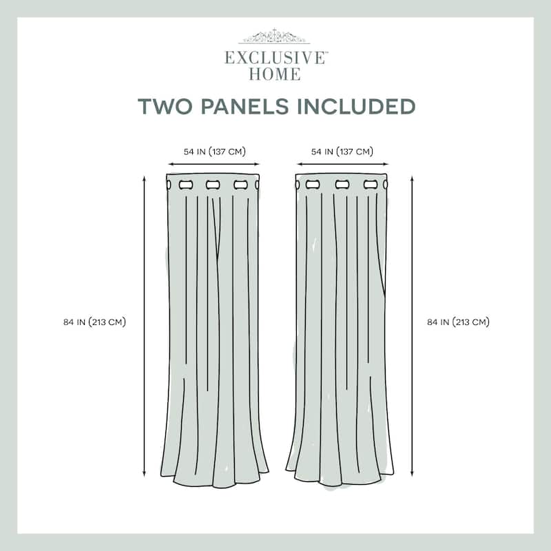 Strick & Bolton LeWitt Thermal Textured Linen Curtain Panel Pair