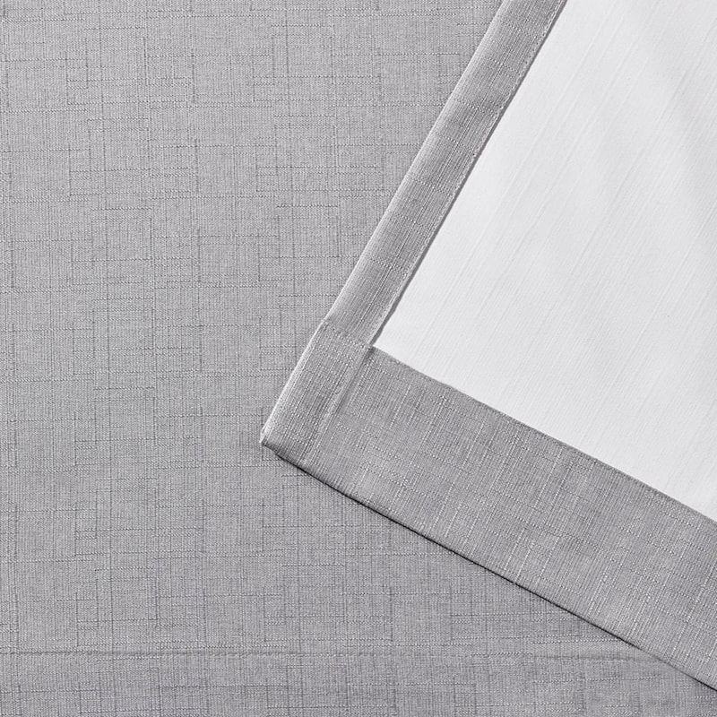 Strick & Bolton LeWitt Thermal Textured Linen Curtain Panel Pair