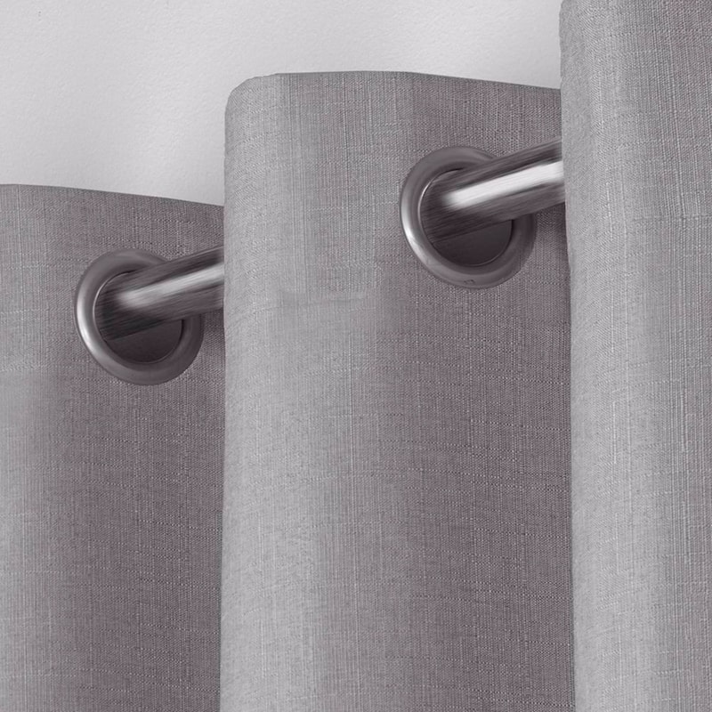 Strick & Bolton LeWitt Thermal Textured Linen Curtain Panel Pair