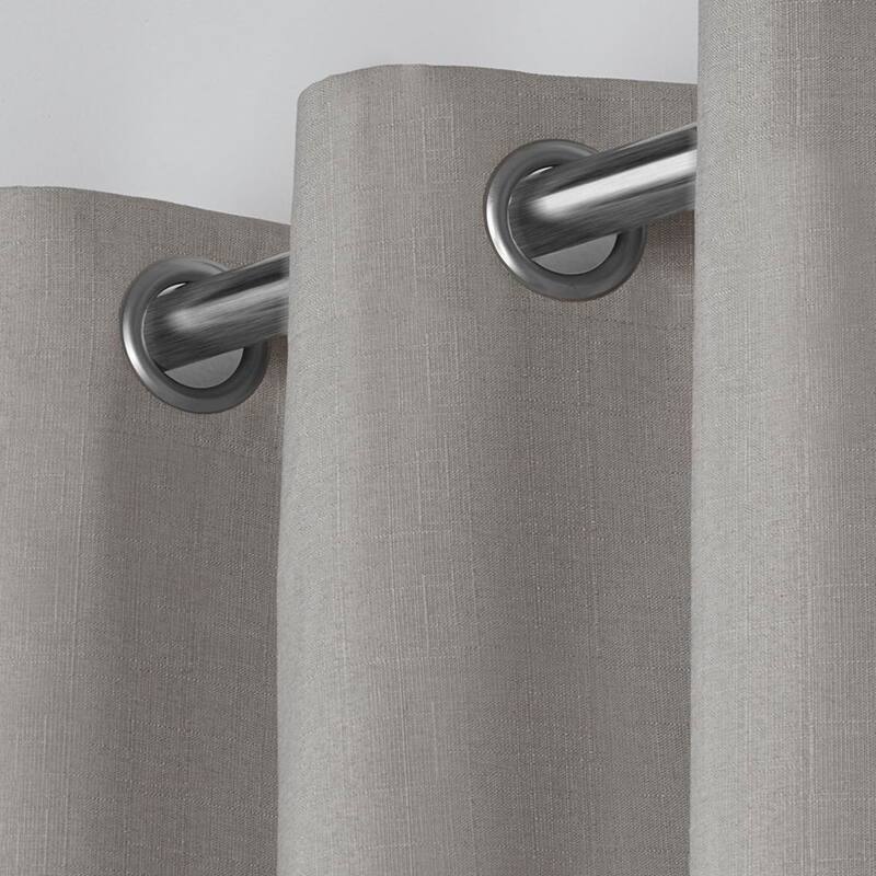 Strick & Bolton LeWitt Thermal Textured Linen Curtain Panel Pair
