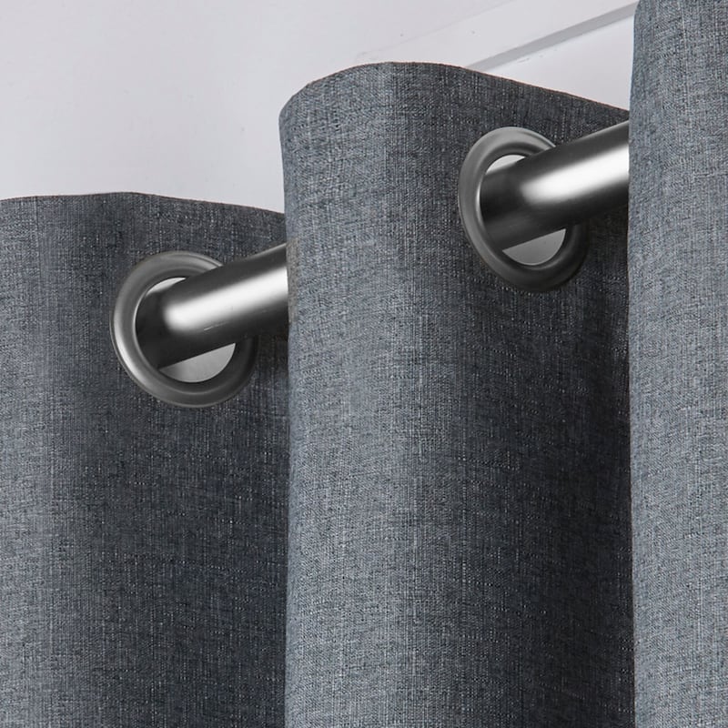 Strick & Bolton LeWitt Thermal Textured Linen Curtain Panel Pair