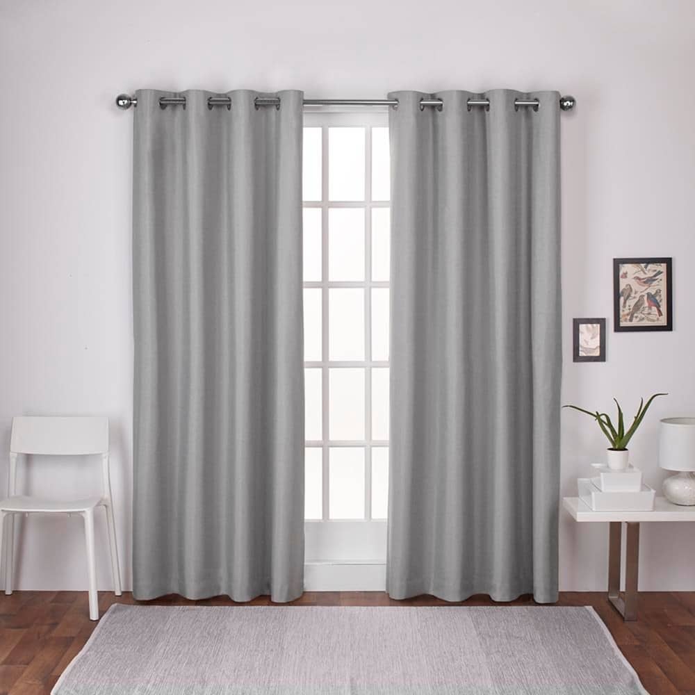 Strick & Bolton LeWitt Thermal Textured Linen Curtain Panel Pair