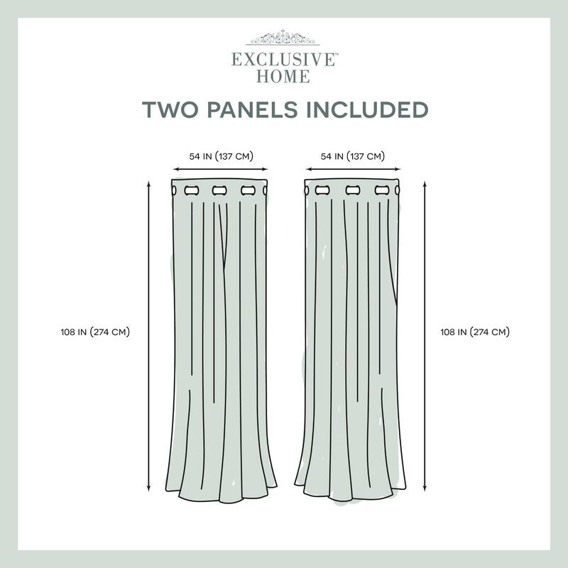Strick & Bolton LeWitt Thermal Textured Linen Curtain Panel Pair