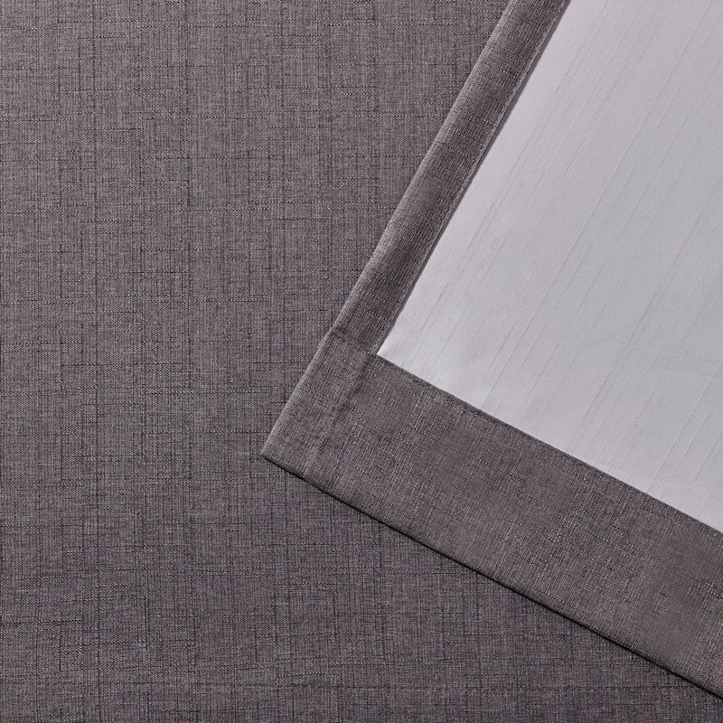 Strick & Bolton LeWitt Thermal Textured Linen Curtain Panel Pair