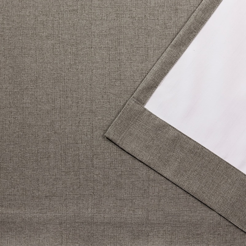 Strick & Bolton LeWitt Thermal Textured Linen Curtain Panel Pair
