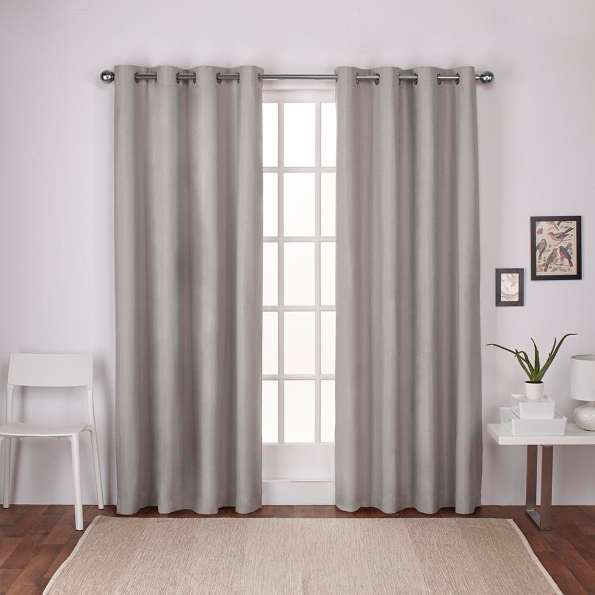 Strick & Bolton LeWitt Thermal Textured Linen Curtain Panel Pair - On Sale  - Overstock - 20010185