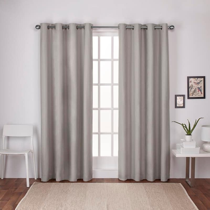 Strick & Bolton LeWitt Thermal Textured Linen Curtain Panel Pair