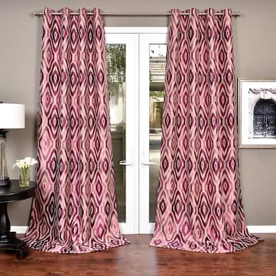 Buy Pink Ikat Curtains Drapes Online At Overstock Our Best